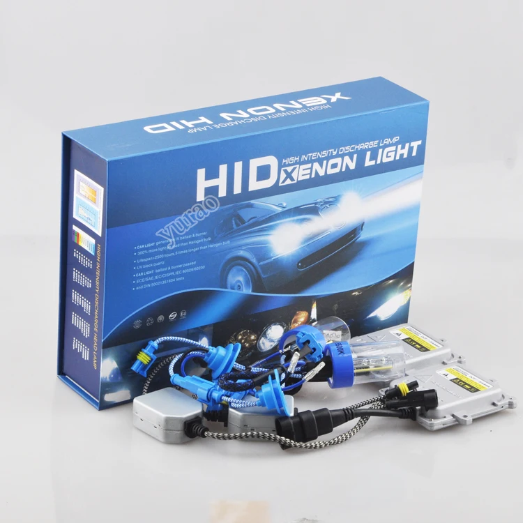 55 Вт Быстрый Яркий балласт hid ксеноновый конверсионный комплект H1 H7 6000K
