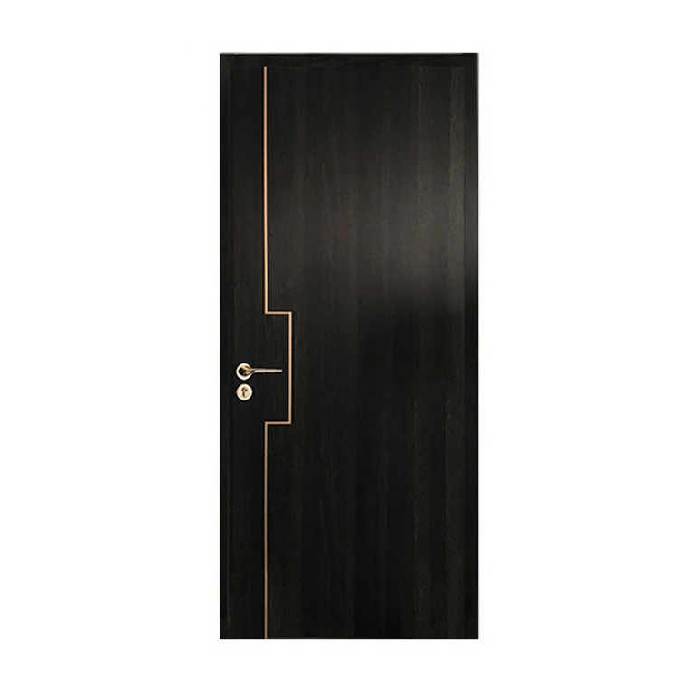 Good Quality Paint Color Wood Veneer wood flush door with glass interior wooden door designs with glass