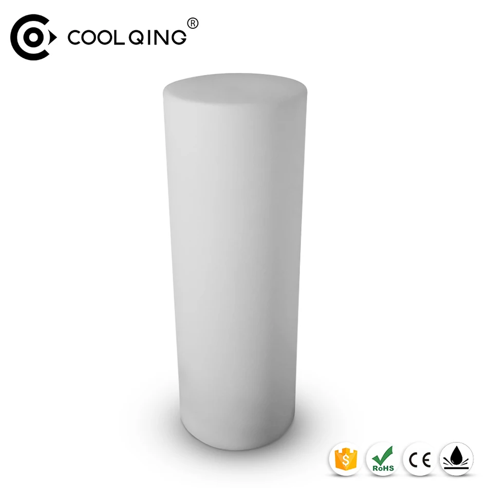 Outdoor Wedding Decoration Roman Pillar Plastic Illuminated Led Decorative Pillars with Remote Control