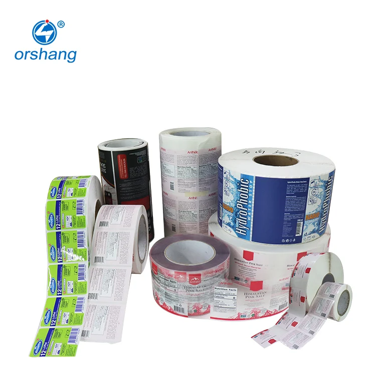 Заводская цена, водостойкая наклейка, самоклеящаяся глянцевая этикетка, пищевая этикетка, наклейка