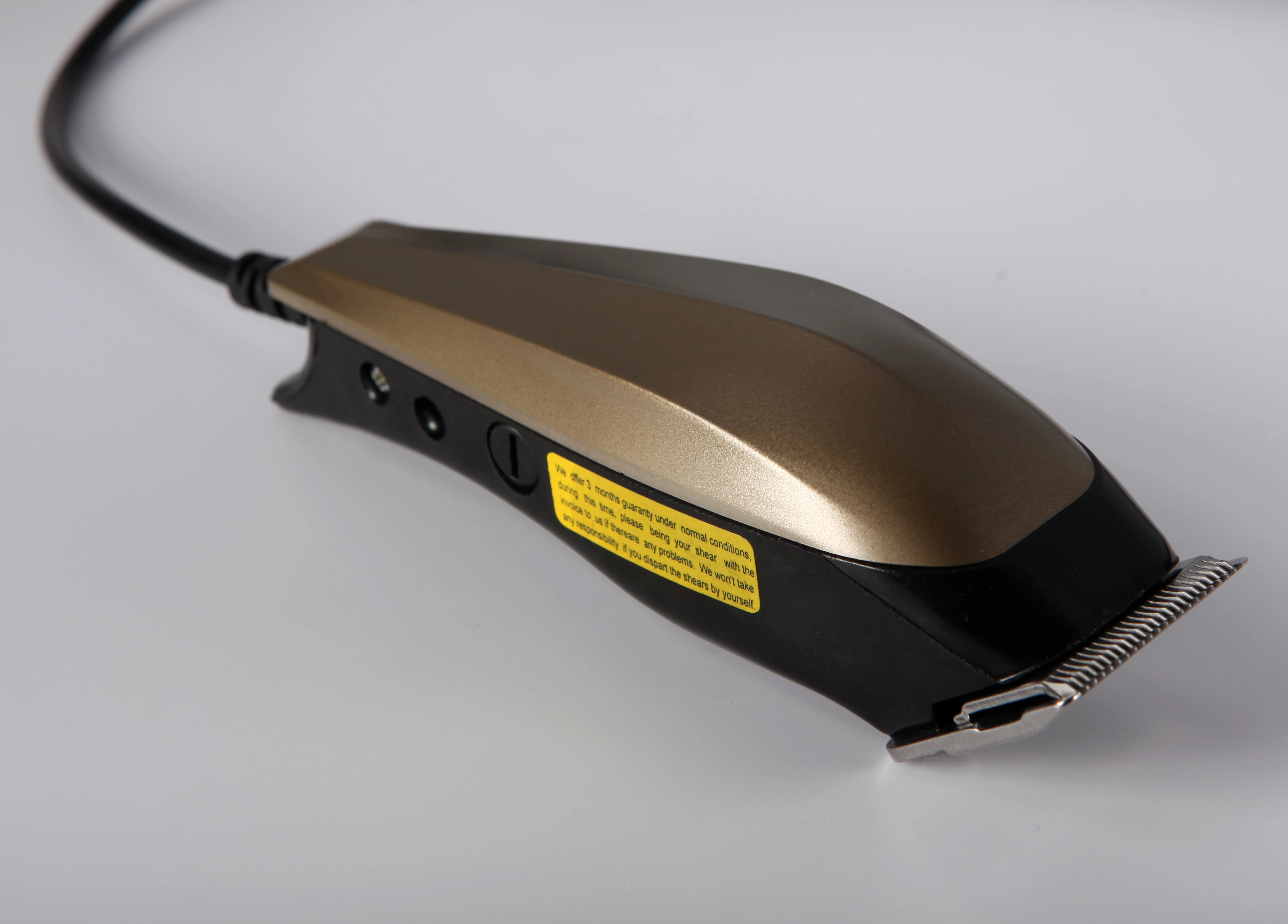 
Low noise gap for different cutting length hair trimmer 