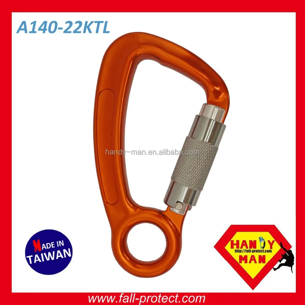 Forged Aluminum Captive Eye Triple Lock Snap Hook