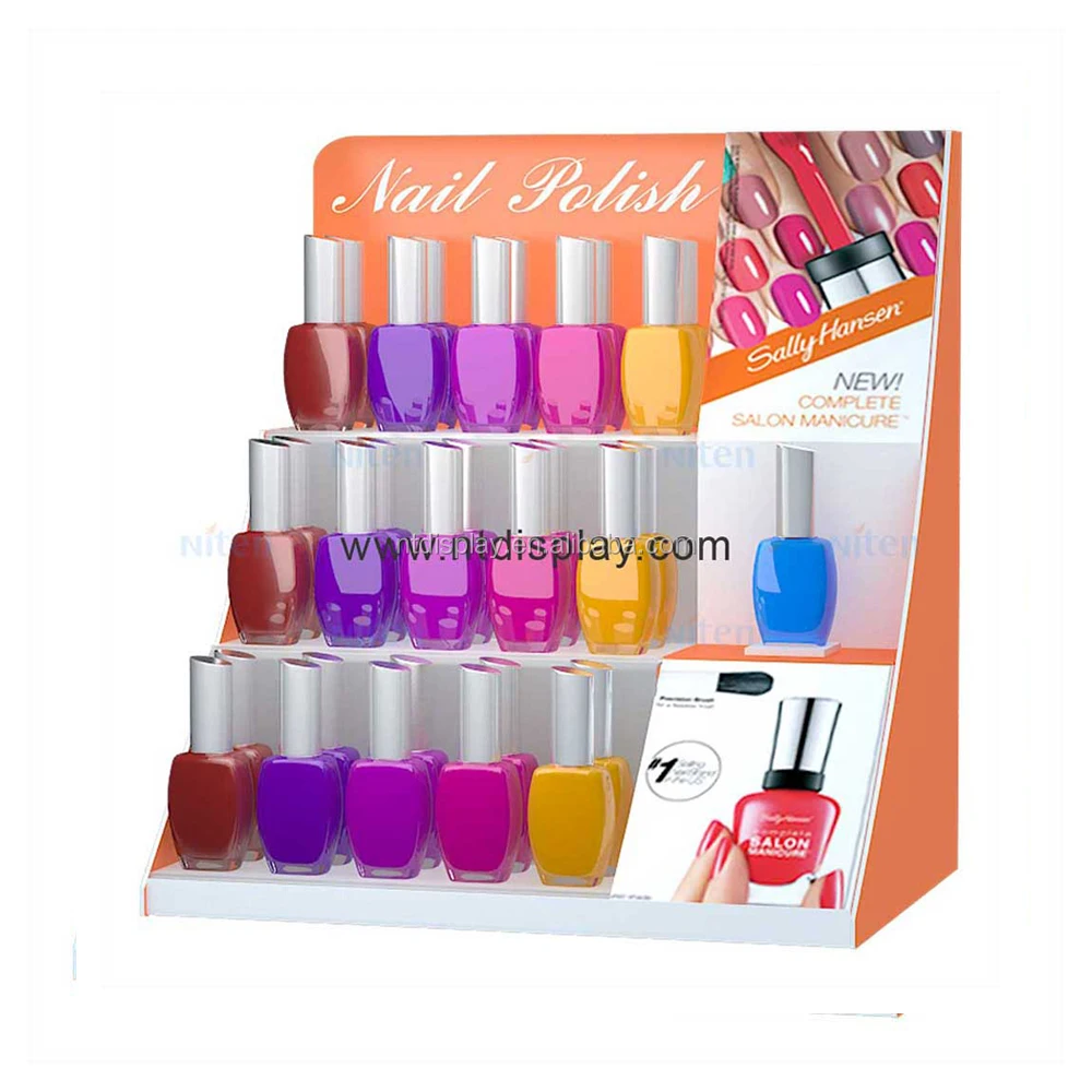 Burst sells nail polish display floor stand enamel display rack