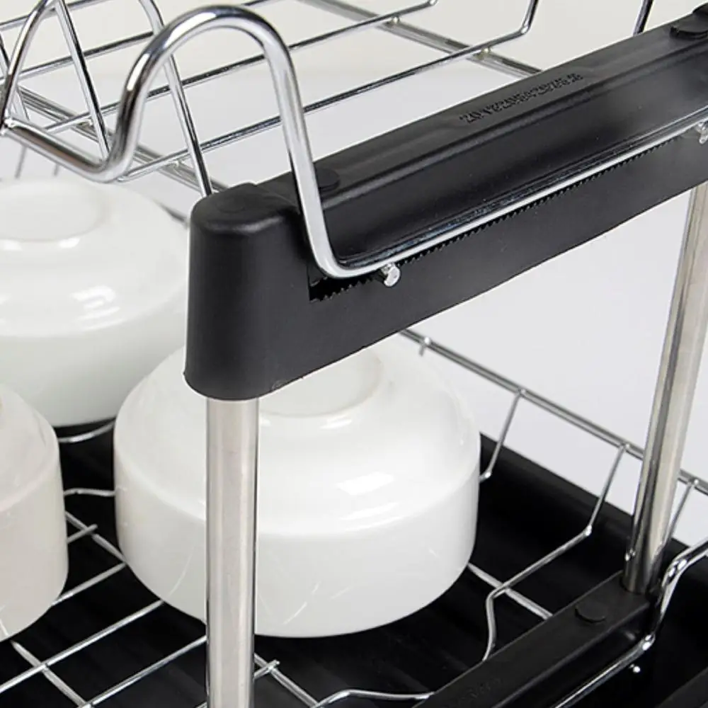 
Amazon simple dish rack storage rack and shelf type and cutlery use metal kitchen dish drying rack 