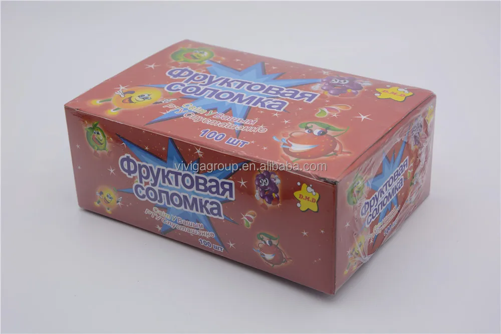 Colorful fruity cc stick candy