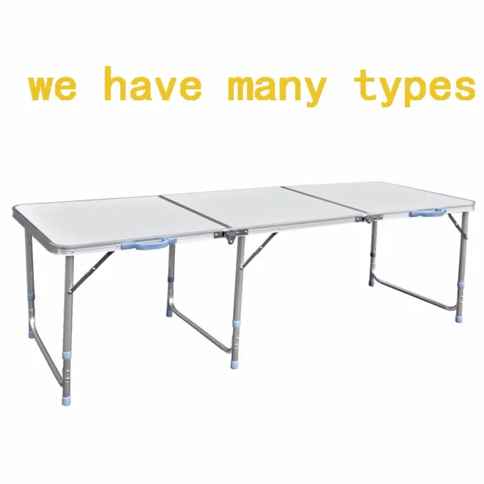 
Low Price Portable Exhibition Plastic Folding Table 