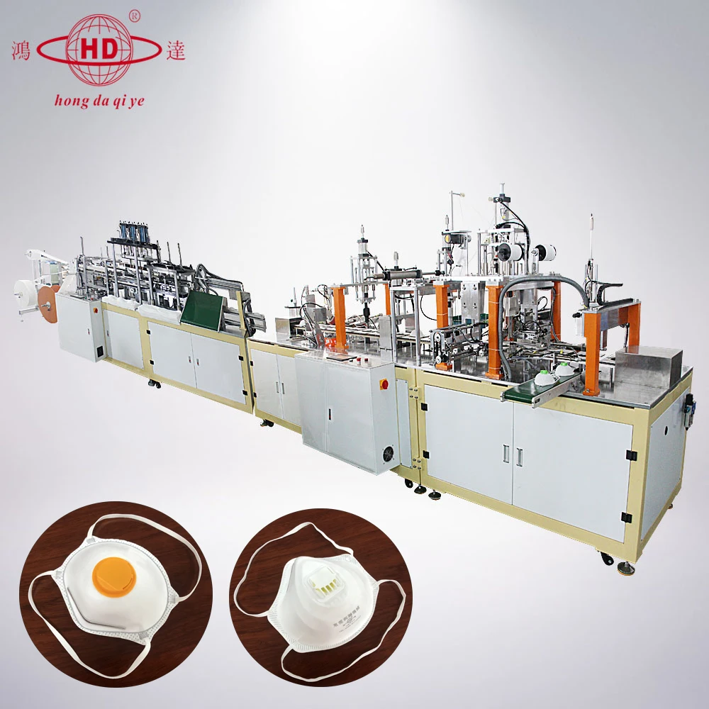 Automatic NIOSH N95 Safety Gas Face Mask Production Line,FFP3 Respirator Dust Mask Manufacturing Machine