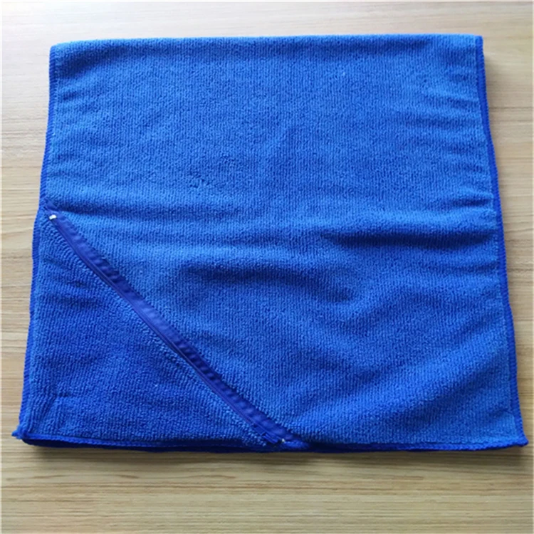 
Terry cloth Microfiber Sport Dry Fit towel with Zipper pocket 