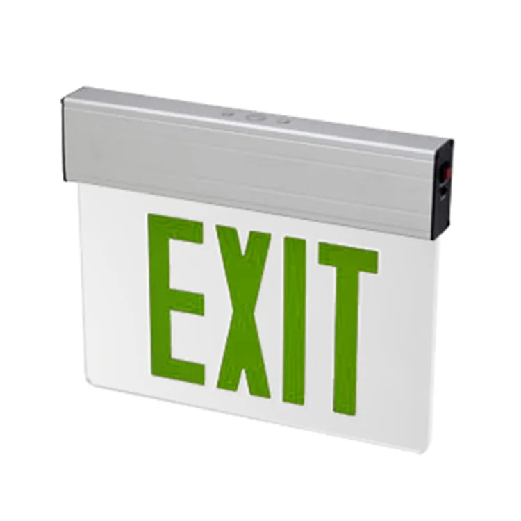 Made by JIMING New Style Factory Supply Waterproof Acrylic Plate Emergency Led Hanging Exit Sign