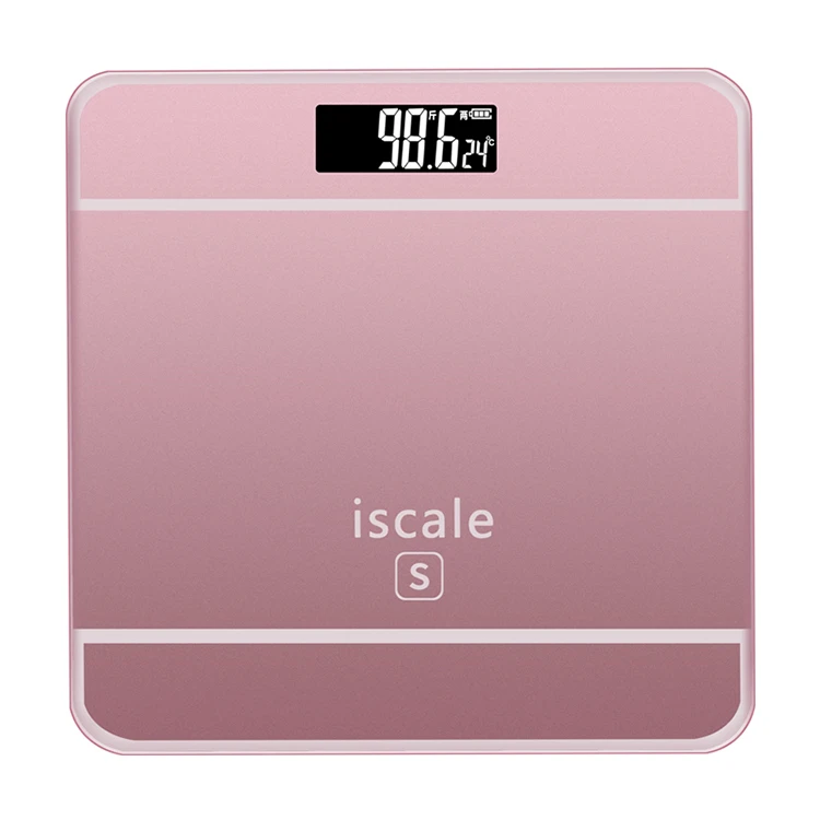 High Precision Pink Household Body Weighting Electronic Digital Approved Lcd Bathroom Scale, Body Weight Scale