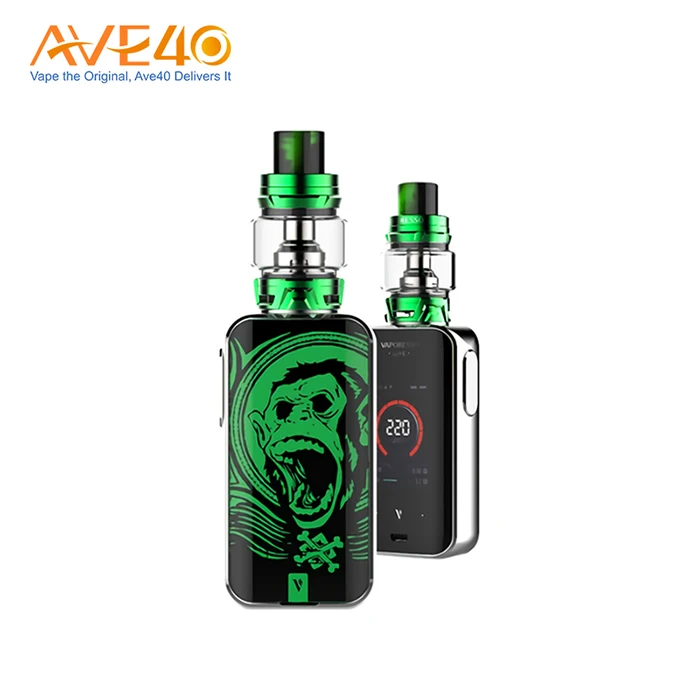 Горячая Распродажа вейп 220 Вт Vaporesso Luxe TC стартовый комплект с двумя высокоскоростными