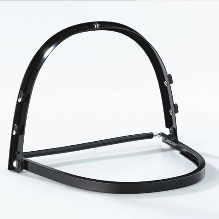 Safety Helmet With PC PVC Organic Dust Proof Visor Welding Face Shield