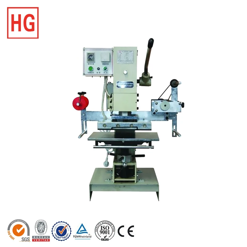 Manual hot stamping machine&Foil printing and gilding press machine for wood and A4 paper