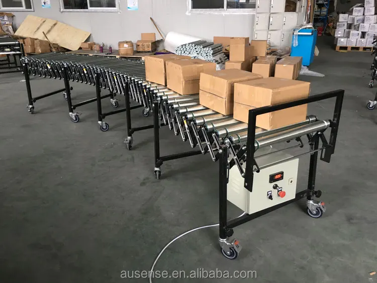 Steel Expandable Flexible Roller Motorized Conveyor, Material Handling Capacity: 100 - 200 kg