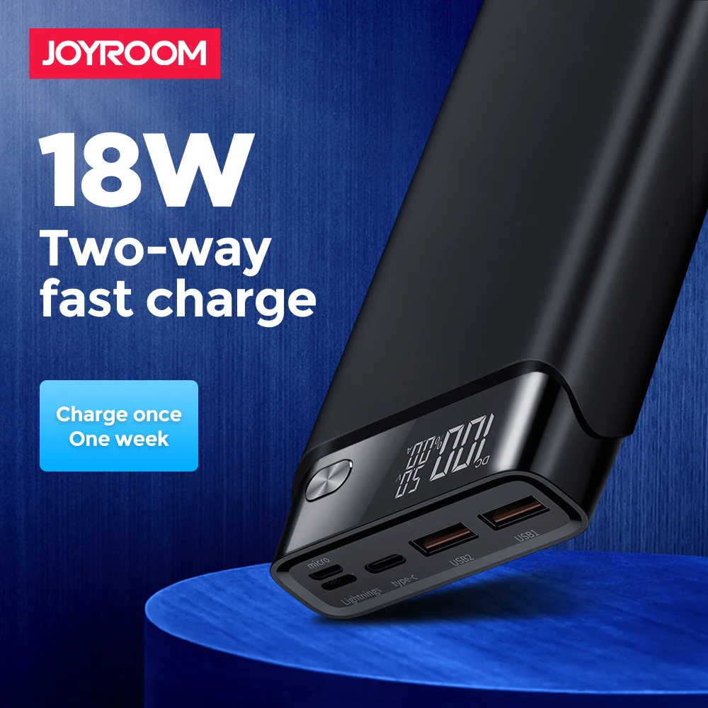 
Joyroom Mobile Phones PD Power Bank Qc3.0 power bank 30000 mah 