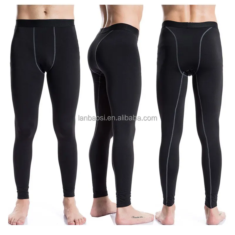 Mens Compression Sets  Quick Dry Compression Shirt and Pants with Custom Logo Gym Fitness Suit OEM