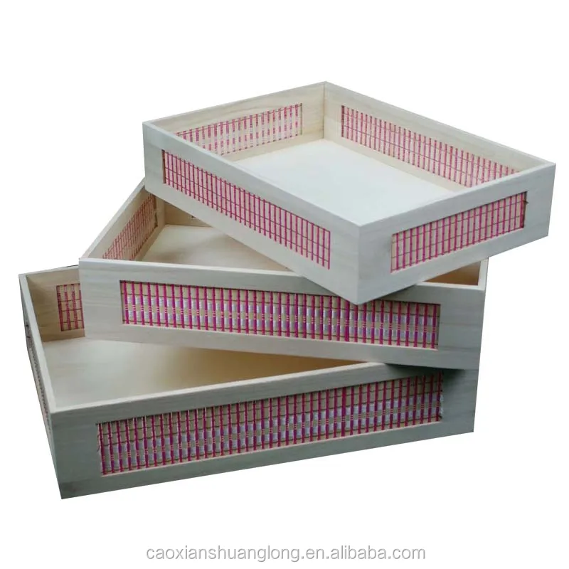 Pine Unfinished Raw Wooden Serving Tray for sale