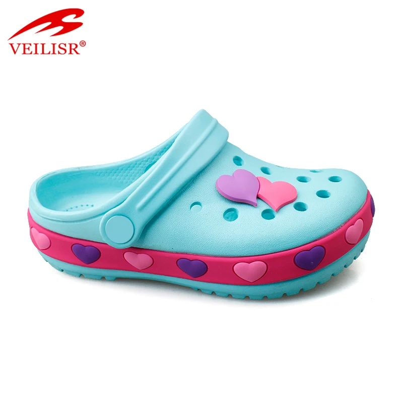 Most popular children beach EVA sandals garden shoes kids clogs