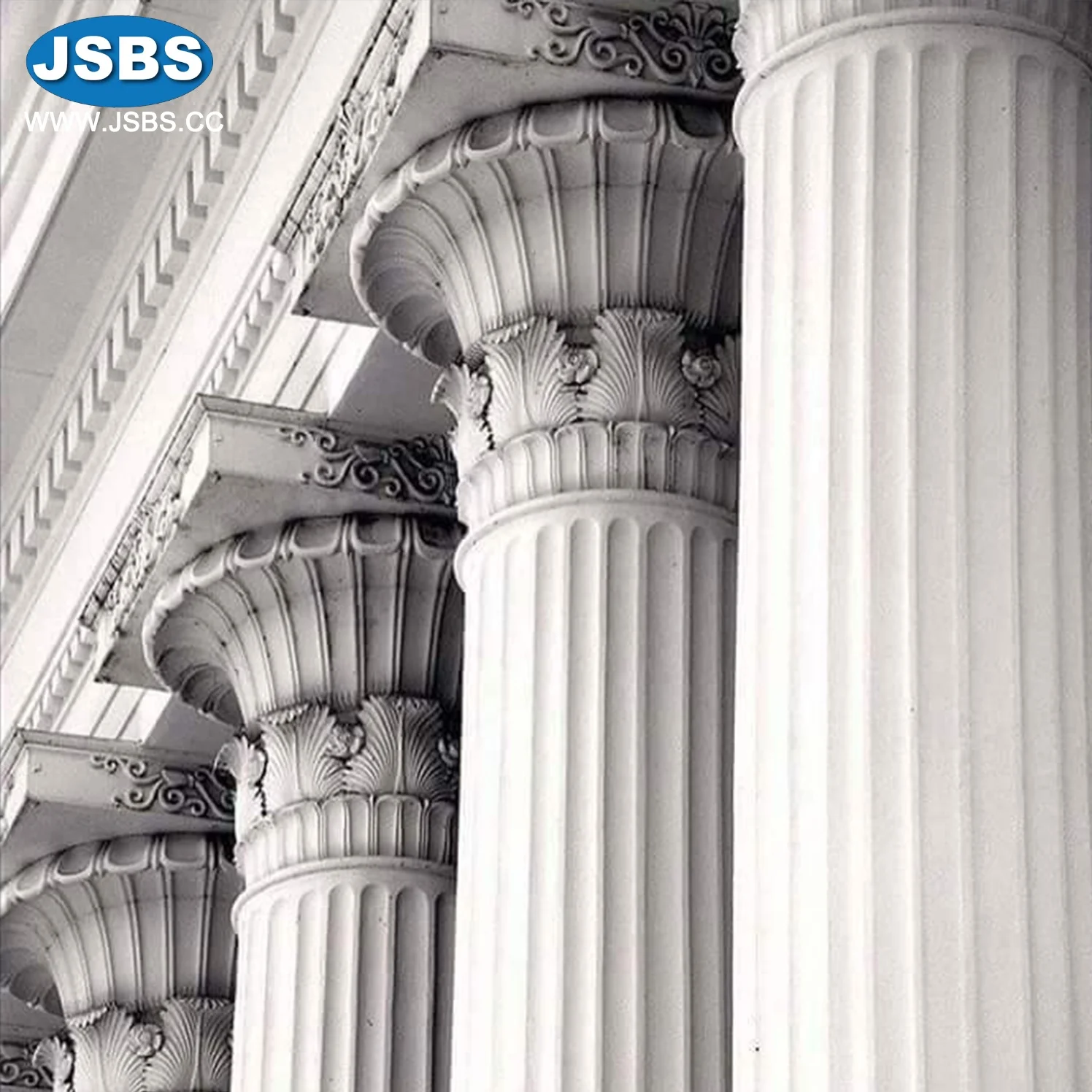 Дизайнерский декоративный цветочный камень резной мраморный шатер римского столба