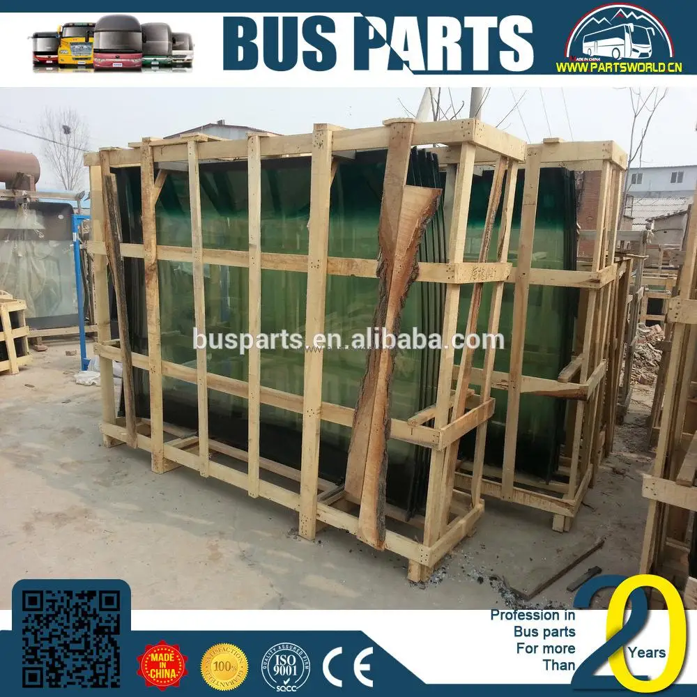 Bus spear parts zongtong glass zk6126 yutong zk6122 HIGER,