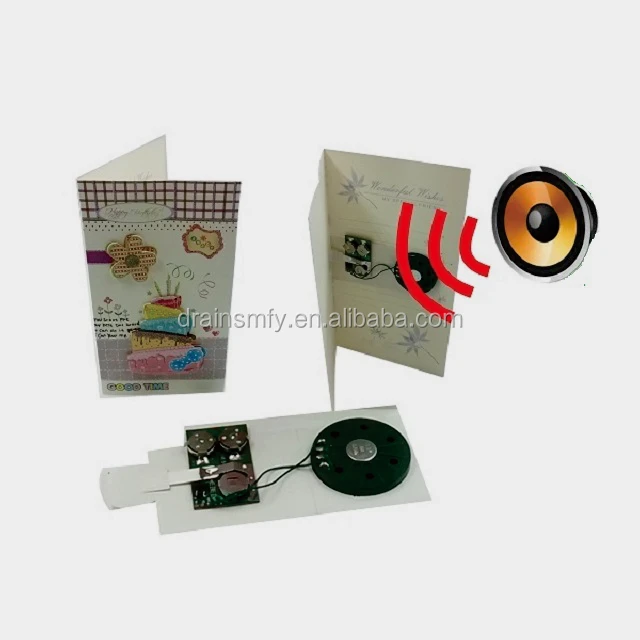 Programmable musical chips for greeting card