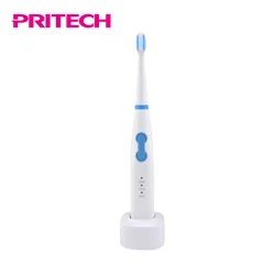 PRITECH Battery Operated Tooth Clean Waterproof Ultrasonic Vibration Electric Toothbrush