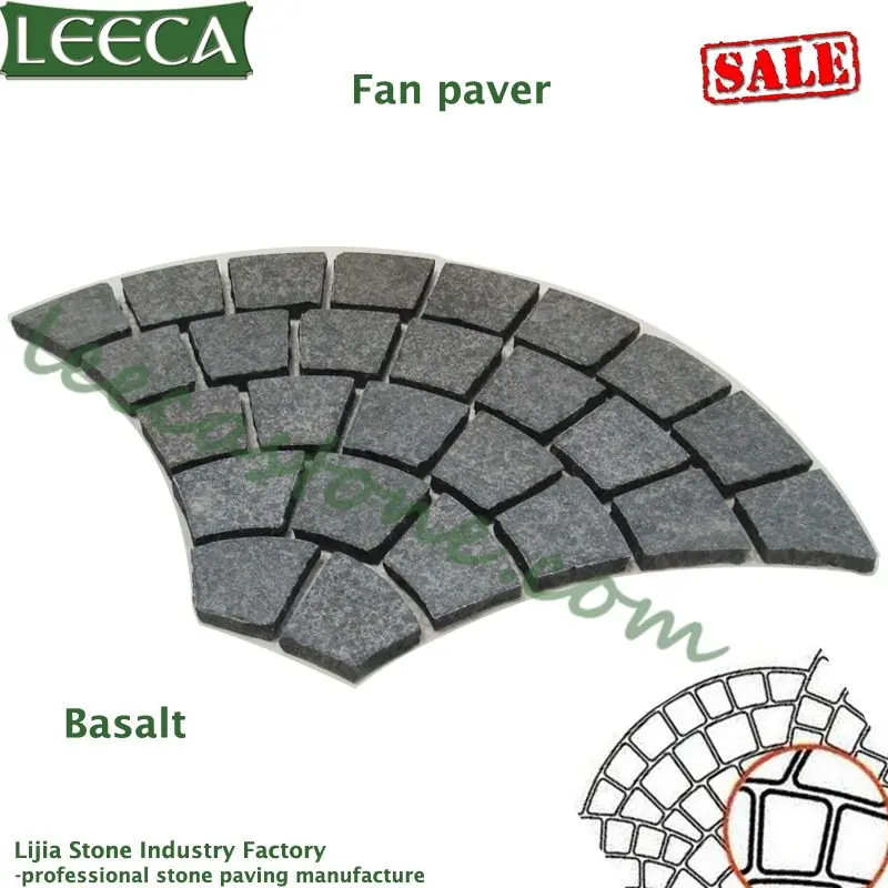 базальтового булыжника патио, камень путь асфальтоукладчик