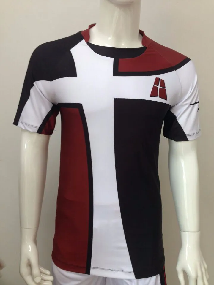 OEM rugby jersey in tight dye sublimation printing jerseys 100% polyester