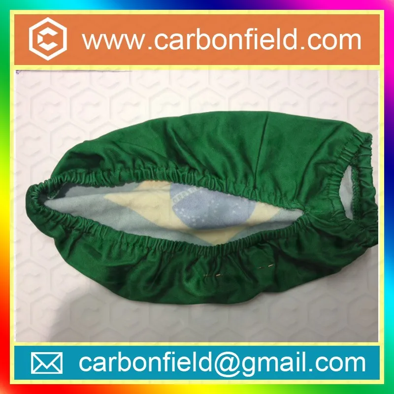 Brasil flag car mirror sock for promotion