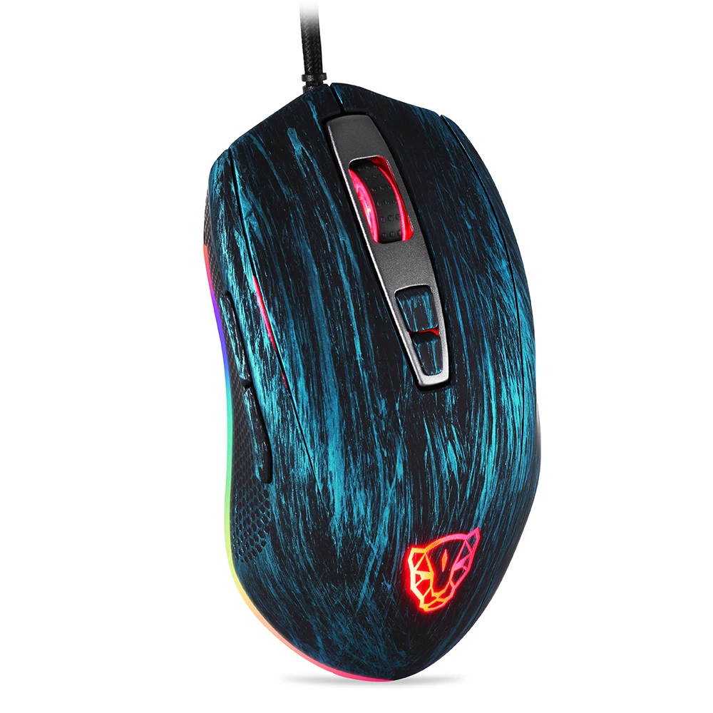 Motospeed OEM V60 Driver USB RGB 7D Optical Gaming Mouse,Macro,Custom Logo