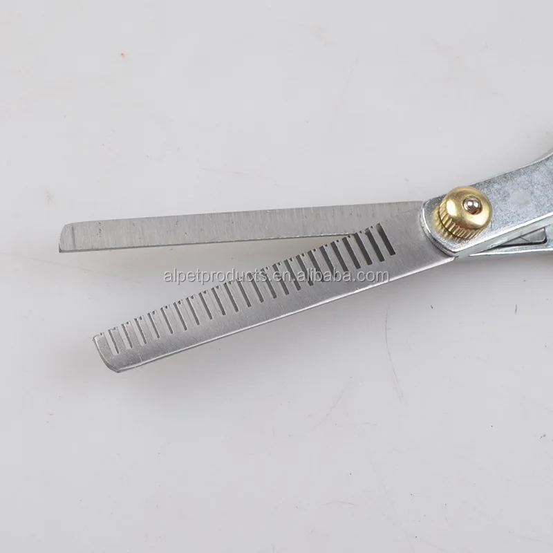 
Professional Pet Thinning Scissors with Toothed Blade Sharp Pet Grooming Scissors 