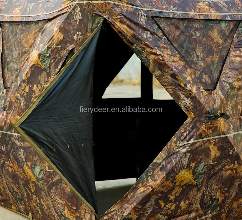 High quality Open Design Camouflage Hunting Blind Tent 3person capacity