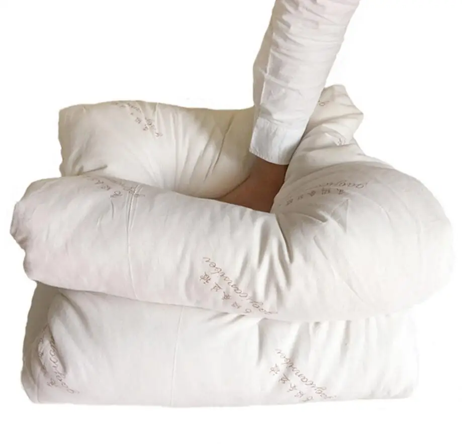 customized 100% mulberry silk comforter with 100% long silk fiber filling silk quilt