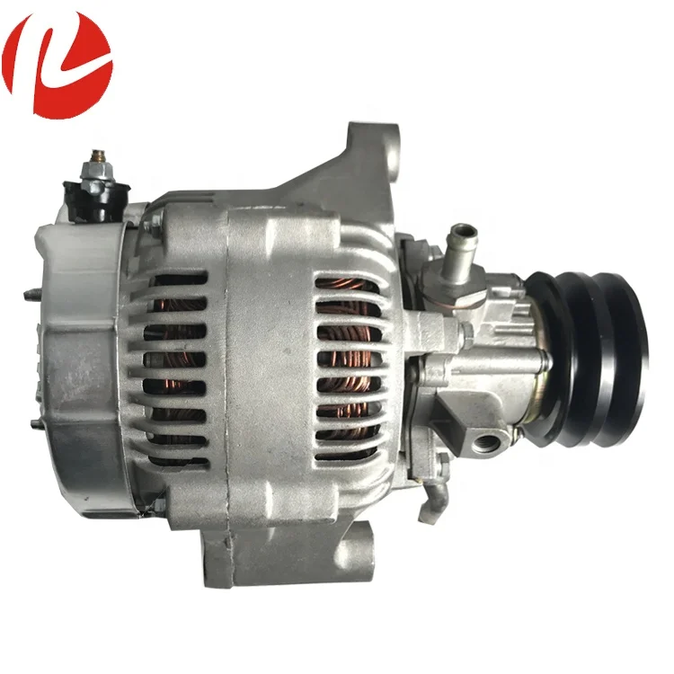 Hiace van mini bus 2005-2018 27040-54670 Round flat square plug ac alternator with pulley 5L 12v 120A car parts