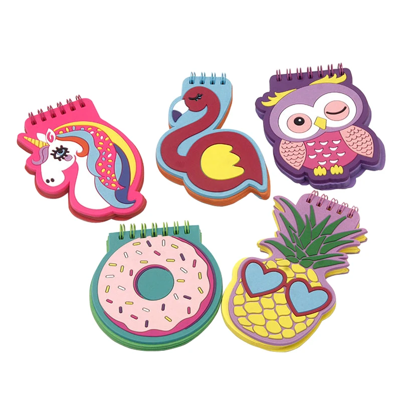 Notepad Custom Cute Unicorn Mini Sprial Sticky Notes For Students