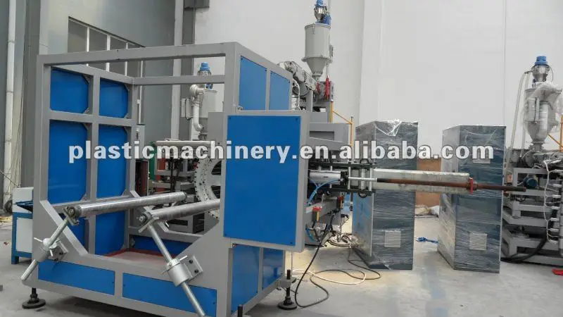 hdpe добавить стальной полосы трубы замотки машины