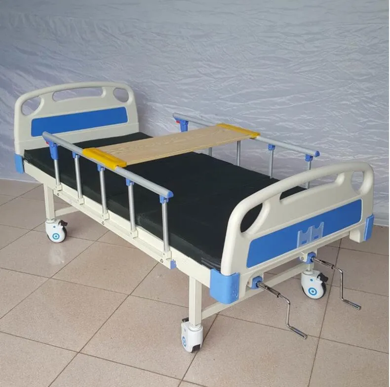 
Cheap price metal simple used manual nursing hospital sick bed for sale 