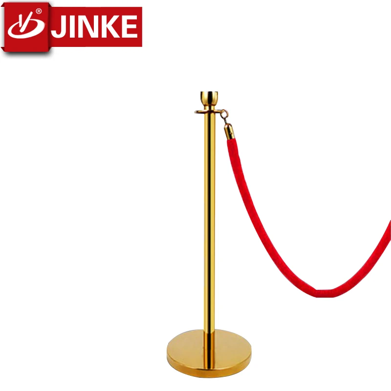 Free Access Parking Road Barriers For Wedding Use Off Road Gold Bollard Stand Heavy Product