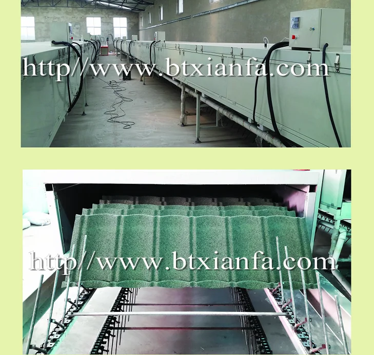 Standard Archaized Colored Roofing Vermiculite Tile Forming Machine