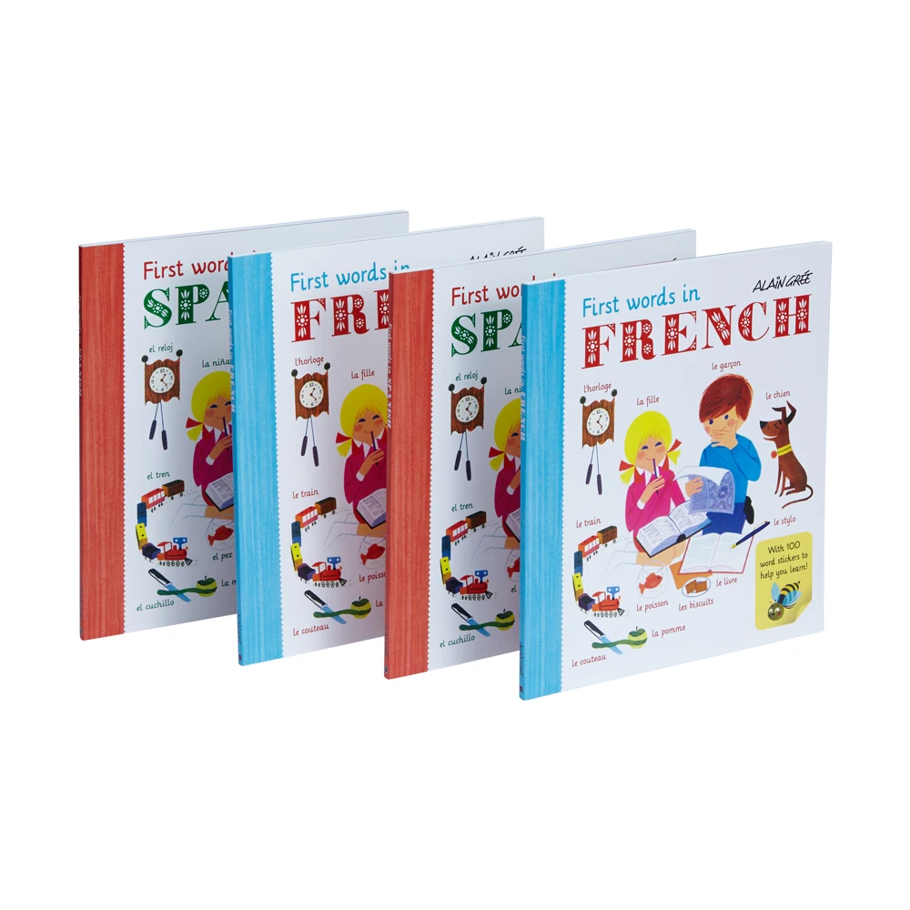 Custom CMYK 4 coloring education college textbooks printing school textbook