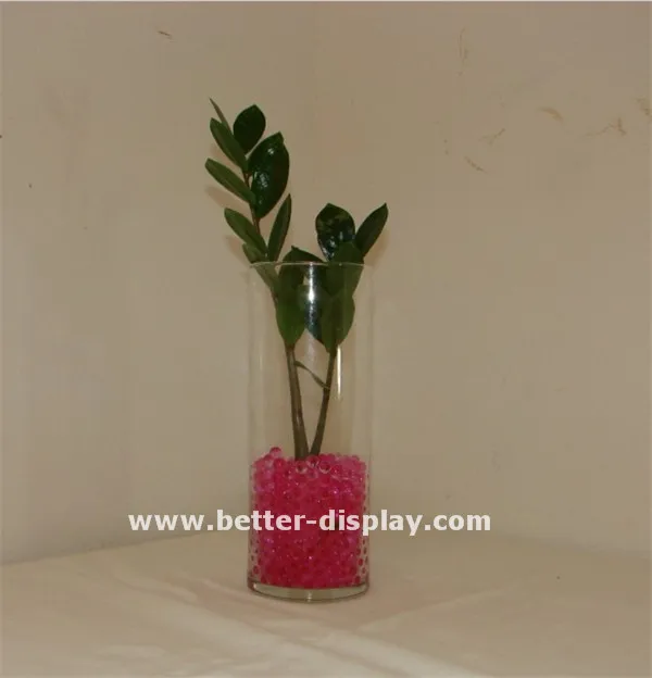Wholesale transparent acrylic glass cylinder vases bulk