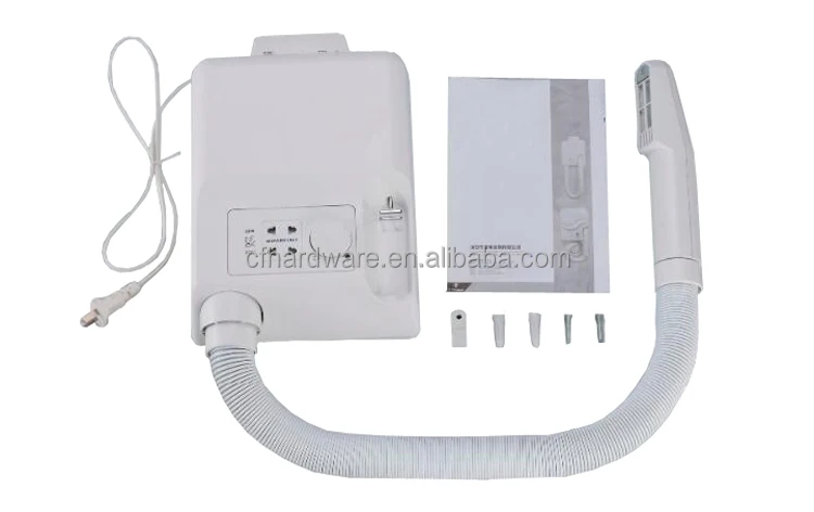 
Guangzhou Congfei wall mounted skin dryer white manual hair dryer with flexible extension and multi-functional socket 