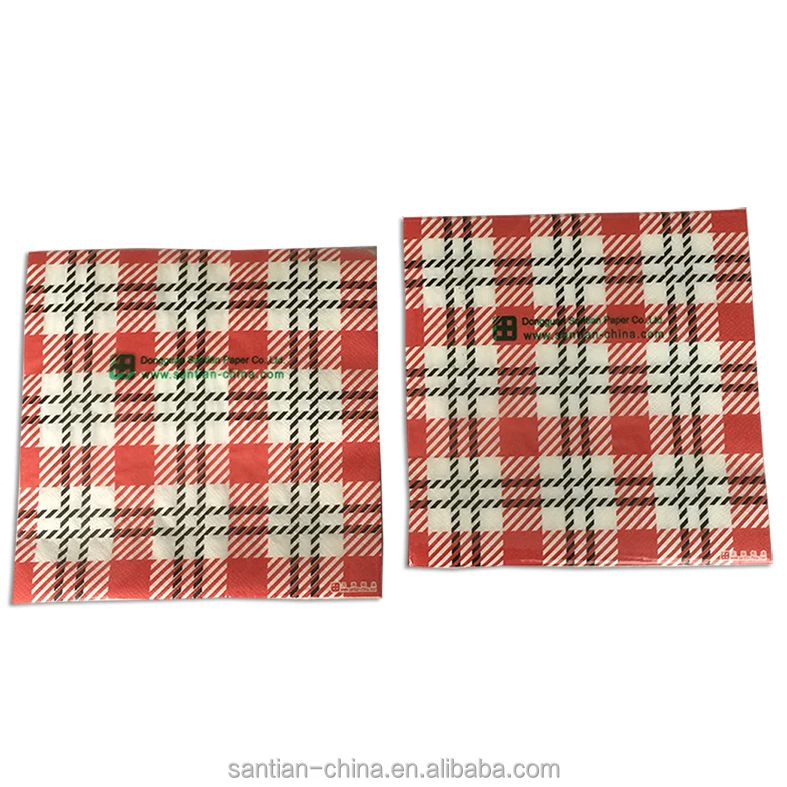 Paper Napkins Serviettes With Custom Designs In Good Quality