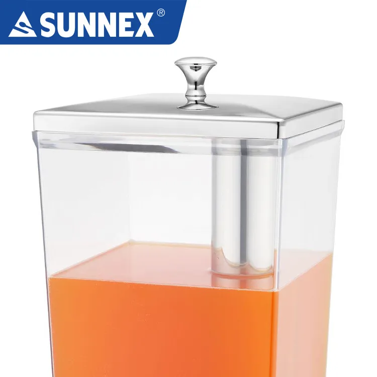 SUNNEX Luxury 12 U.S. Qt Buffet Stainless Steel Juice Dispenser