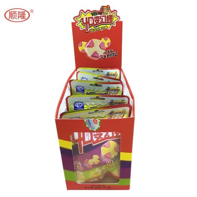 Mix Fruit Flavor 4D Pressed Block Candy Match Your Favorite Tastes/DIY candy