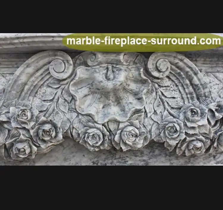 natural stone new home decoration statue carved mantel shelf double marble modern fireplace mantel