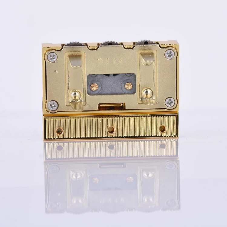 Gold front 3-digit password briefcase accessory hardware lock for leather briefcase