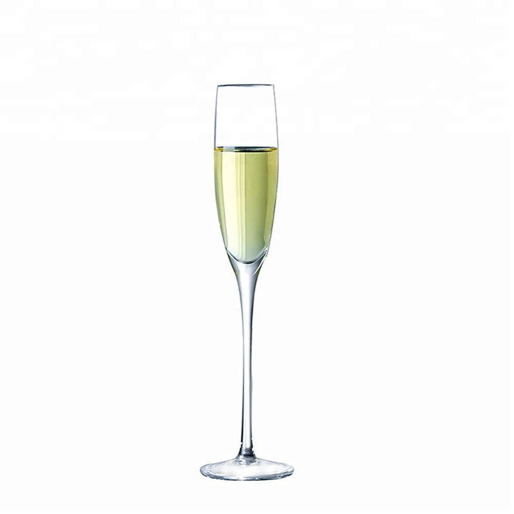 
Party Anniversary Drinking Glassware Decorative Stem Flute Clear Champagne Glasses 