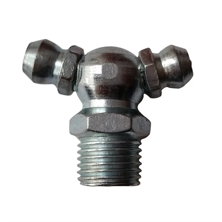 High quality double head type grease nipple1/8-27 auto pipe Nipple fitting thread for cars