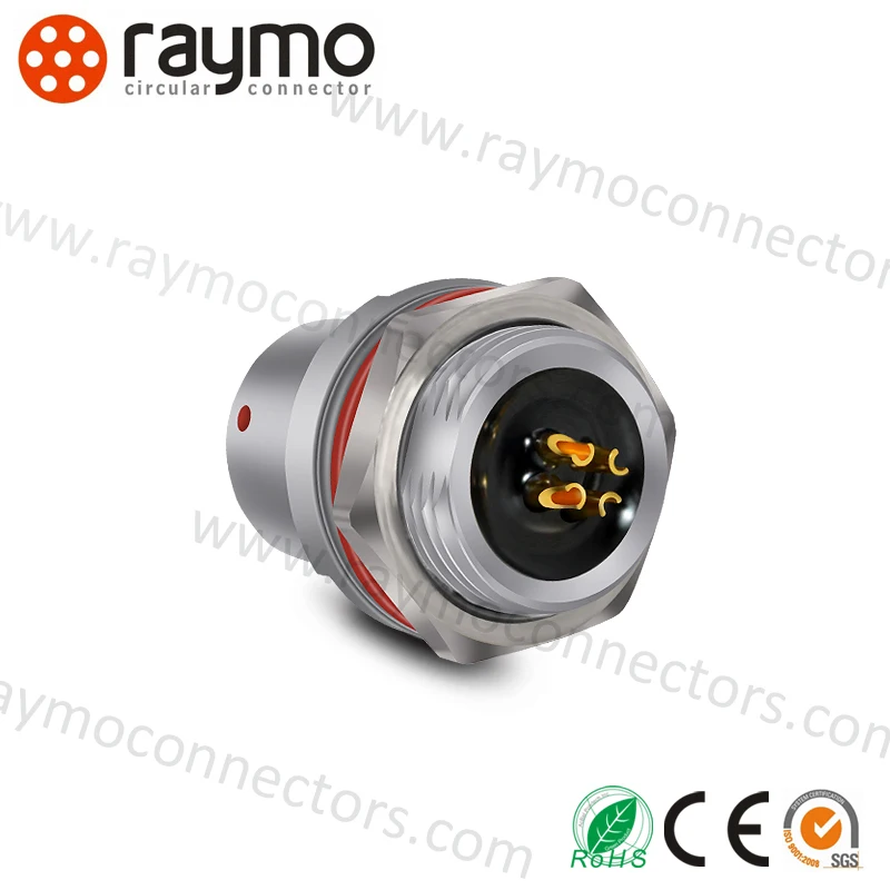 Fischers DBEU 102 A053 130 IP68 waterproof 4 pin push pull connector